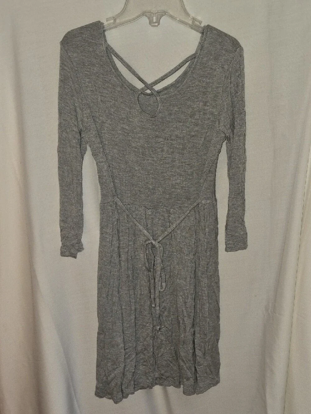 Justice Gray Knit Dress with Halloween Unicorn Pumpkin Graphic